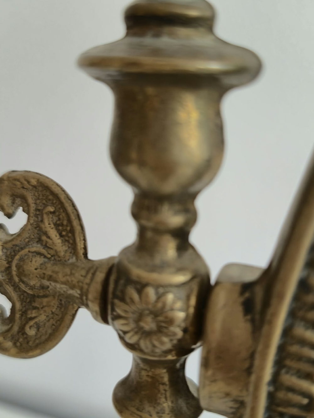 Vintage Brass Tabletop Vanity Mirror / Swivel Makeup Mirror - Picture 5 of 14